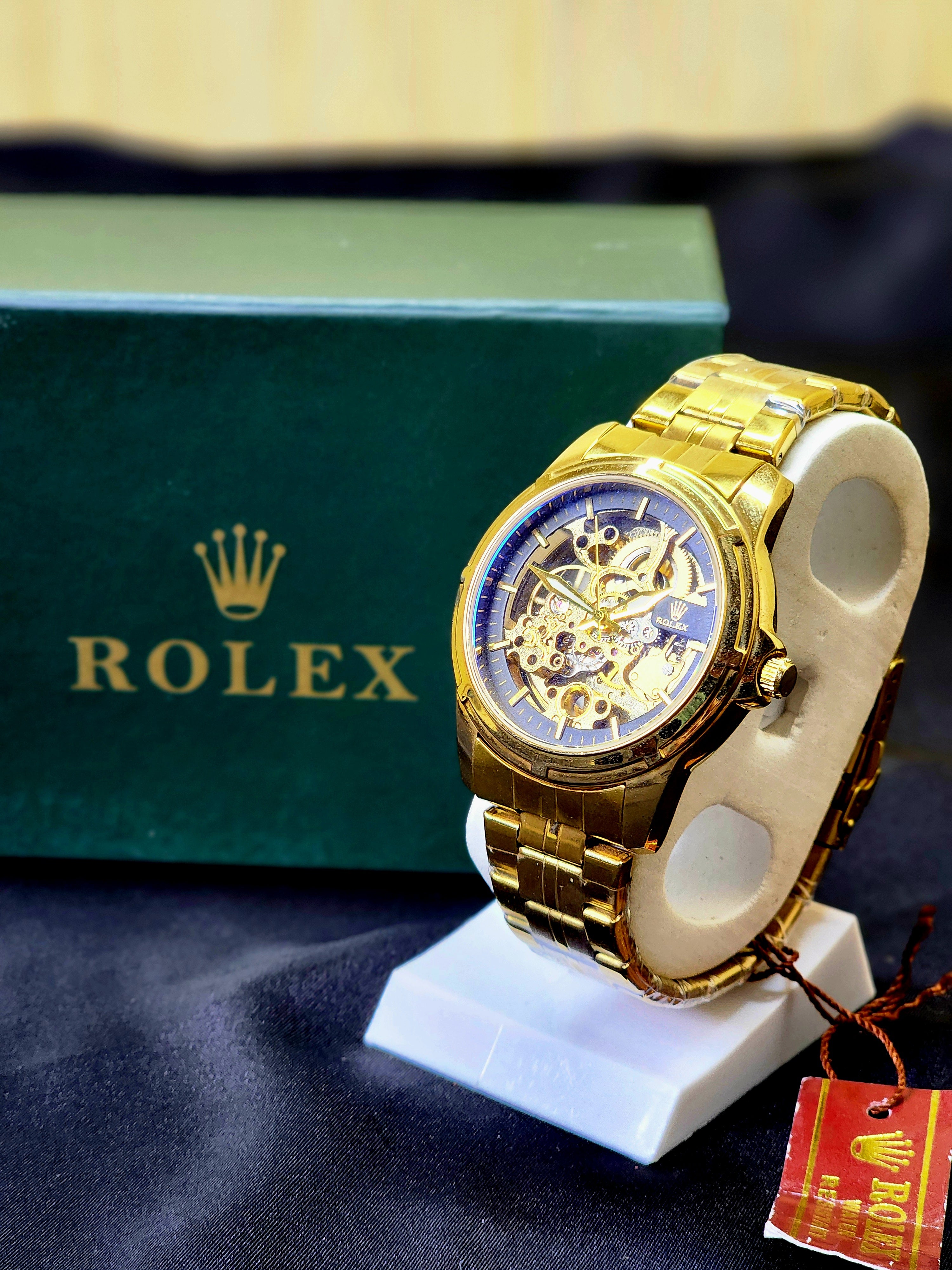 ROLEX AUTOMATIC SKELETON WATCH FOR MEN
